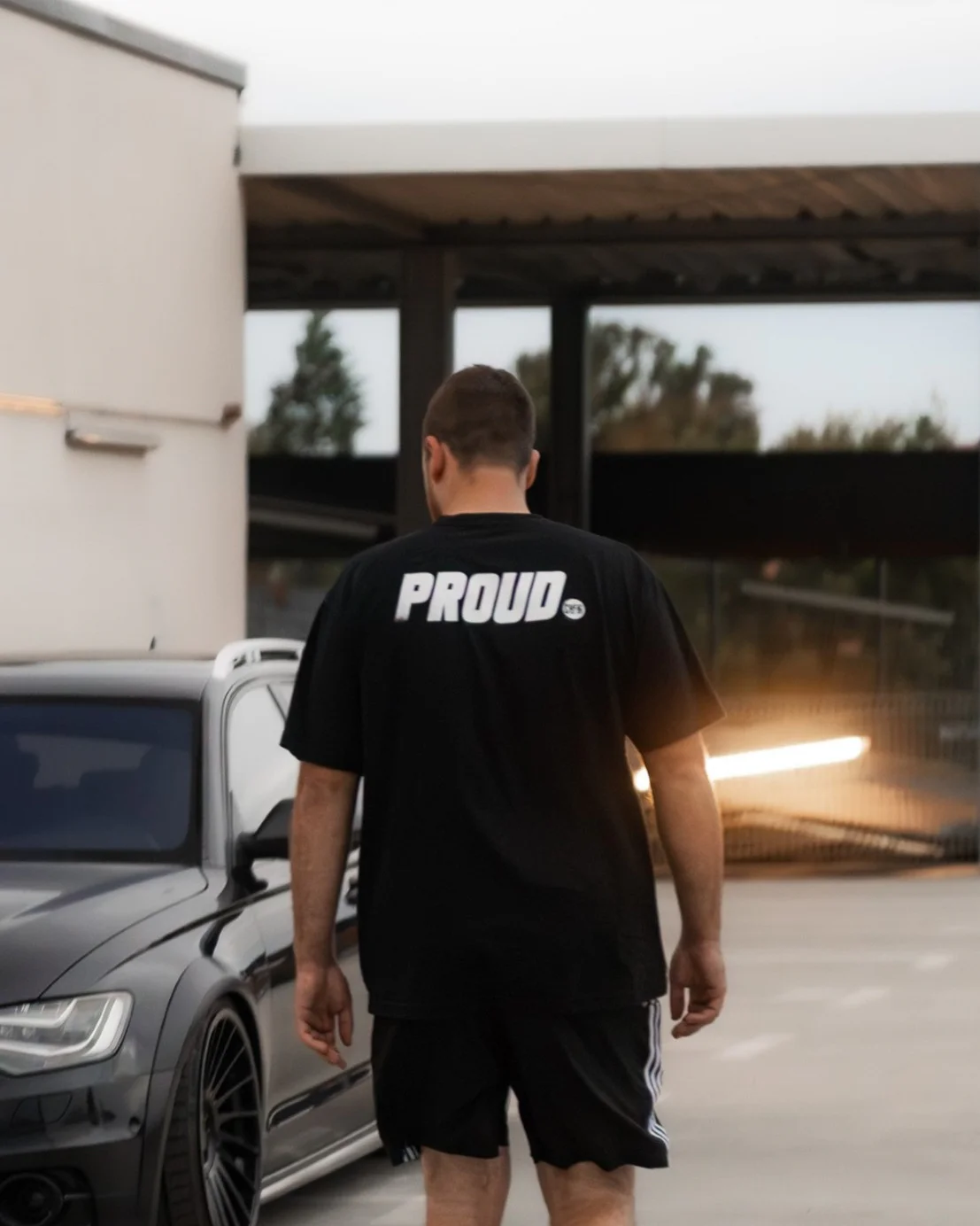 Oversized Tee — black