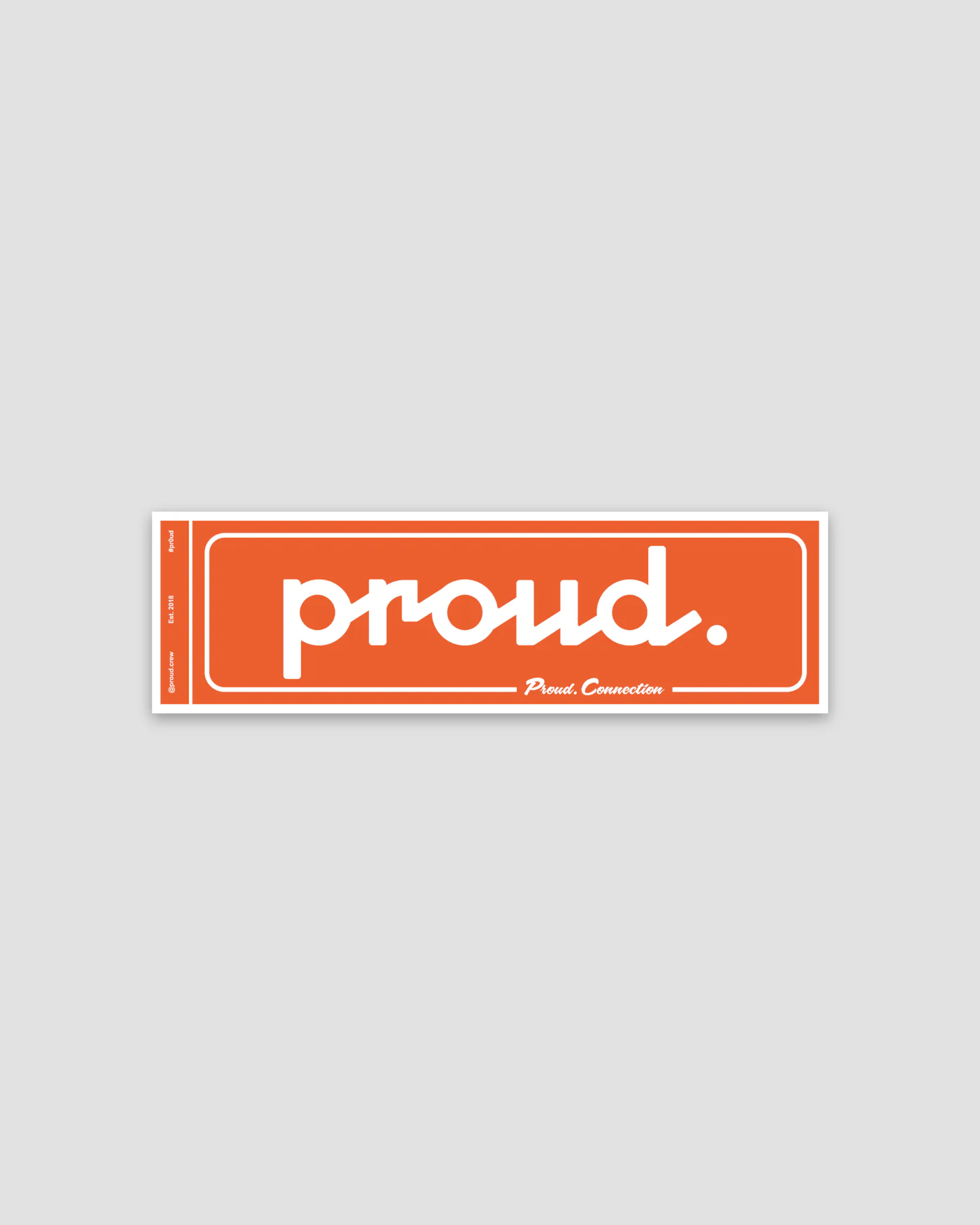 Rectangle Sticker Ed.2 — Orange