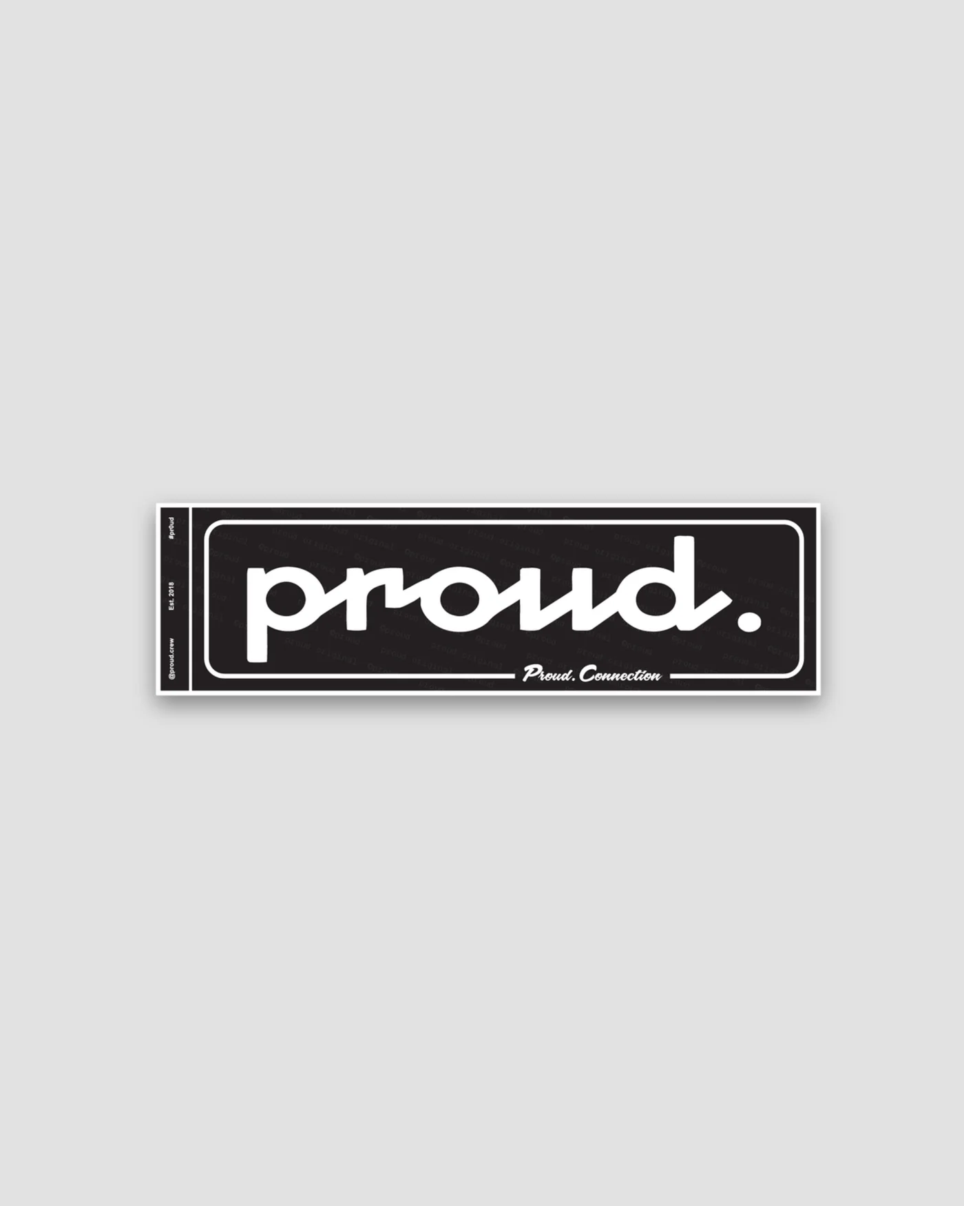 Rectangle Sticker — Black